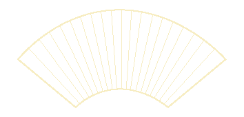 ruled fan leaf